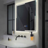 Espejo LED Cuadrado | Botones táctiles | Función antivaho | Luz blanca neutra - Reyze Seria Edge Model 2